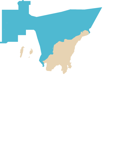 Mapa de biodiversidad región Caribe