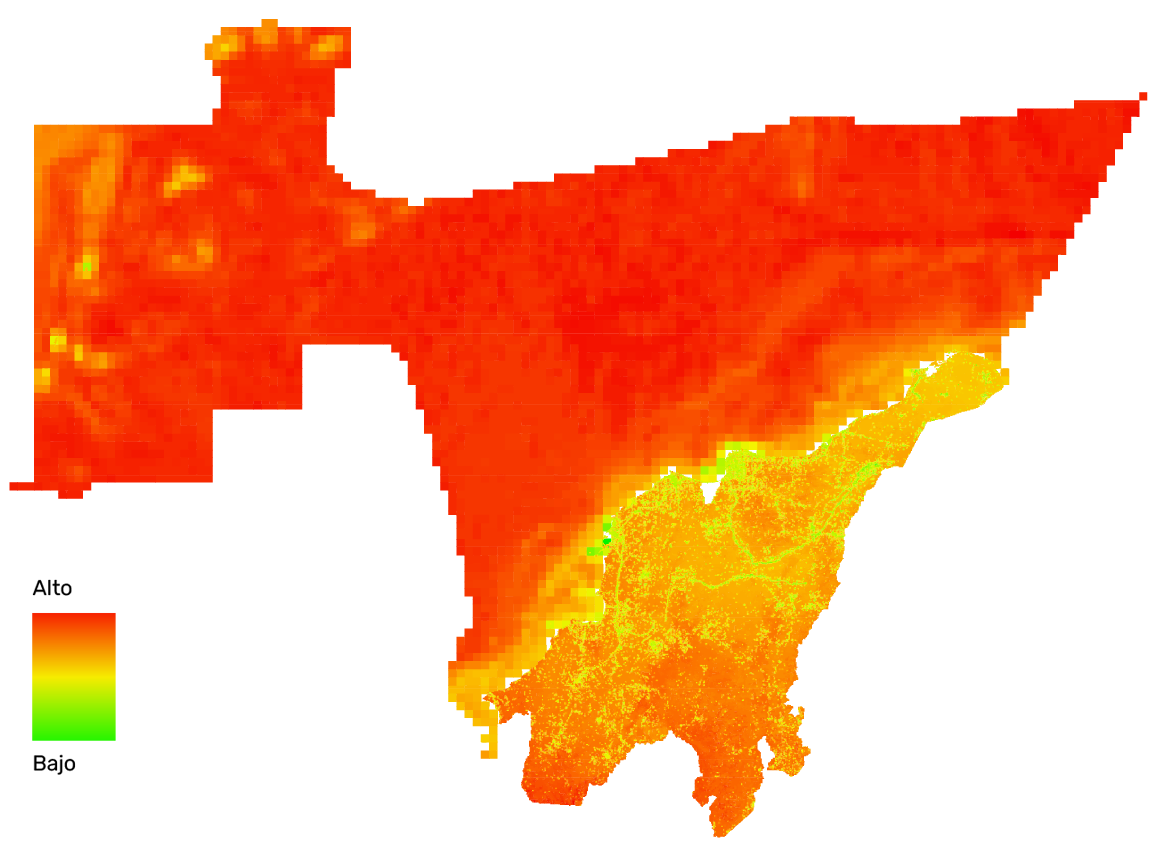Mapa de análisis de vacíos