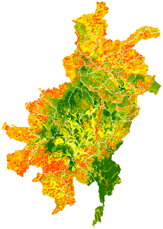 mapa disctancia