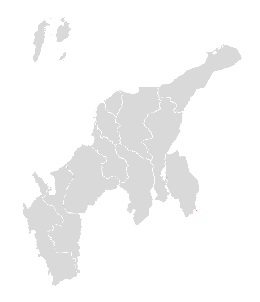 Mapa base Colombia por departamentos