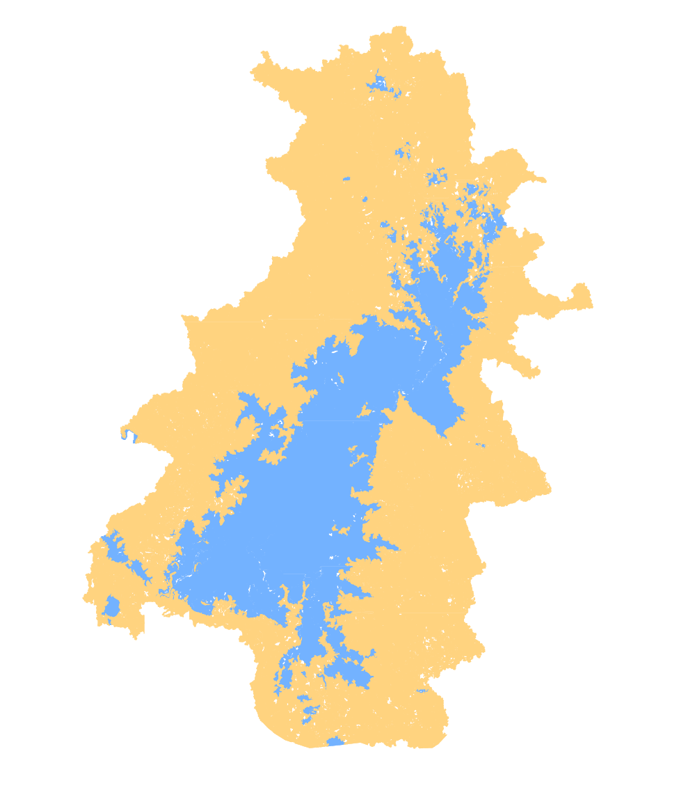 Mapa de temporada de lluvias